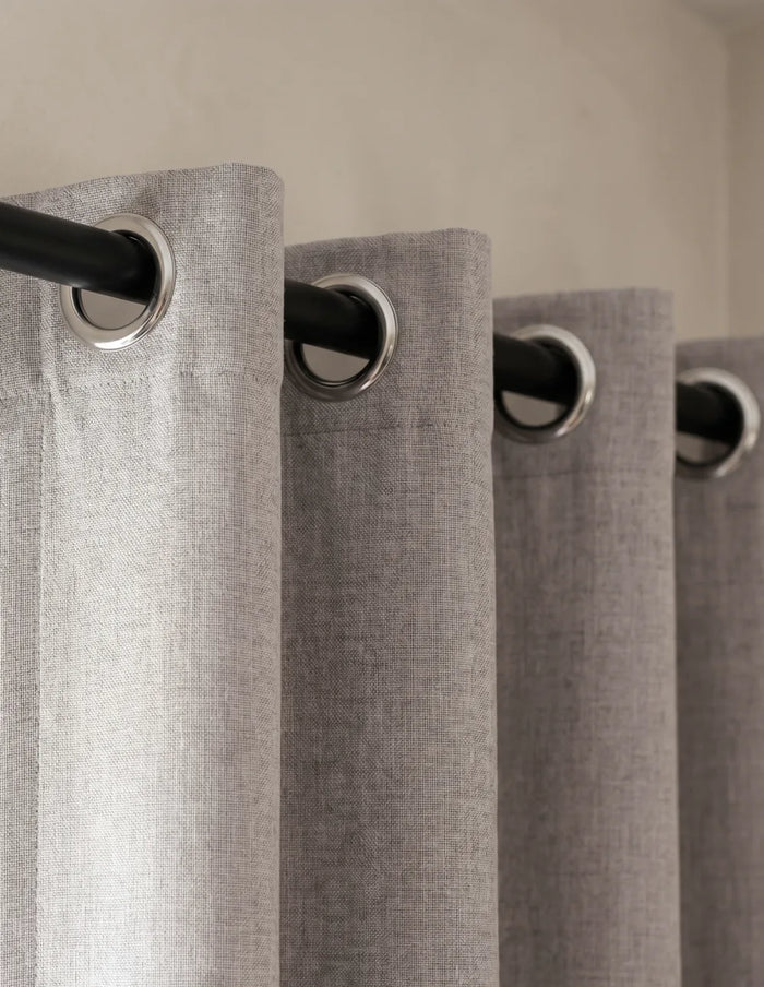 Rideau Tamisant | Effet Lin - Gris Mauve