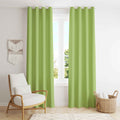 Room Darkening Thermal Insulated Eyelet Noise Reducing Blackout Curtain