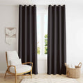 Room Darkening Thermal Insulated Eyelet Noise Reducing Blackout Curtain