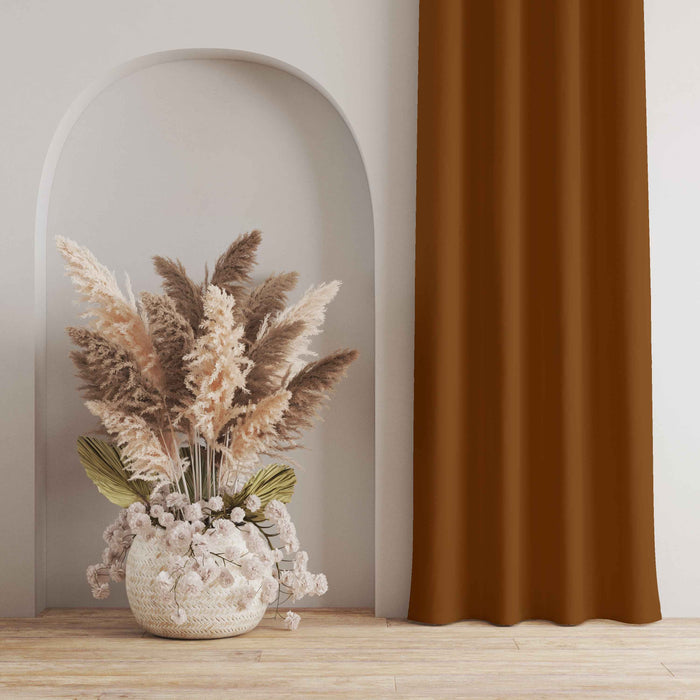 Room Darkening Thermal Insulated Eyelet Noise Reducing Blackout Curtain