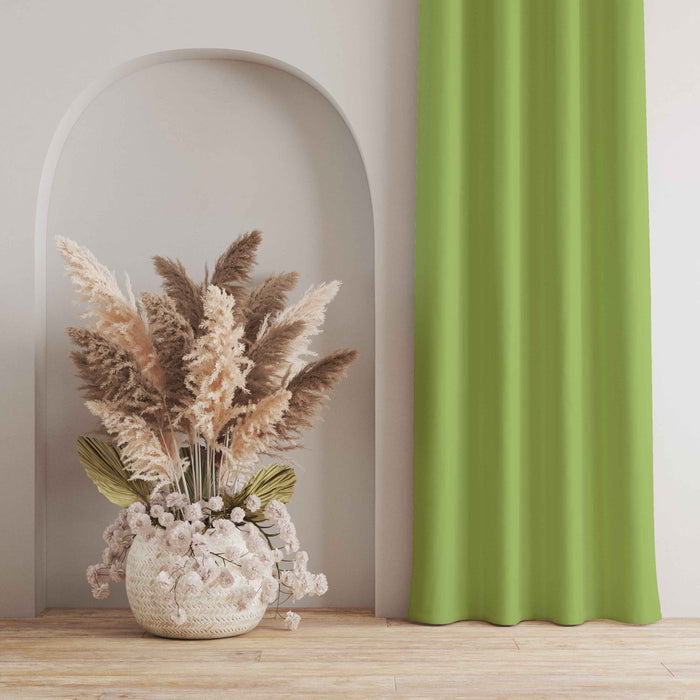 Room Darkening Thermal Insulated Eyelet Noise Reducing Blackout Curtain