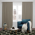 Room Darkening Thermal Insulated Rod Pocket Noise Reducing Blackout Curtain