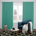 Room Darkening Thermal Insulated Rod Pocket Noise Reducing Blackout Curtain