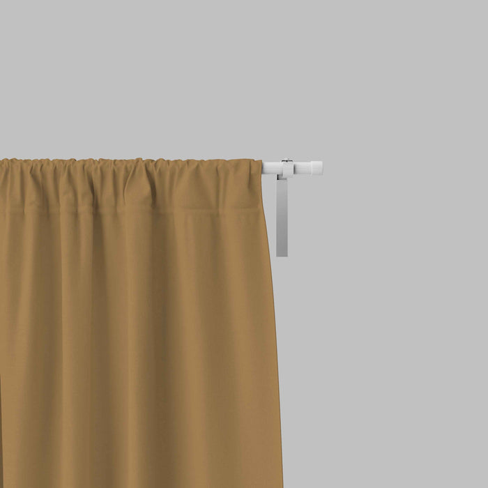 Room Darkening Thermal Insulated Rod Pocket Noise Reducing Blackout Curtain