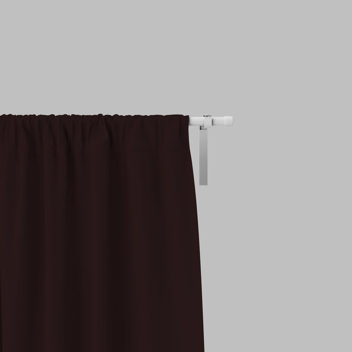 Room Darkening Thermal Insulated Rod Pocket Noise Reducing Blackout Curtain