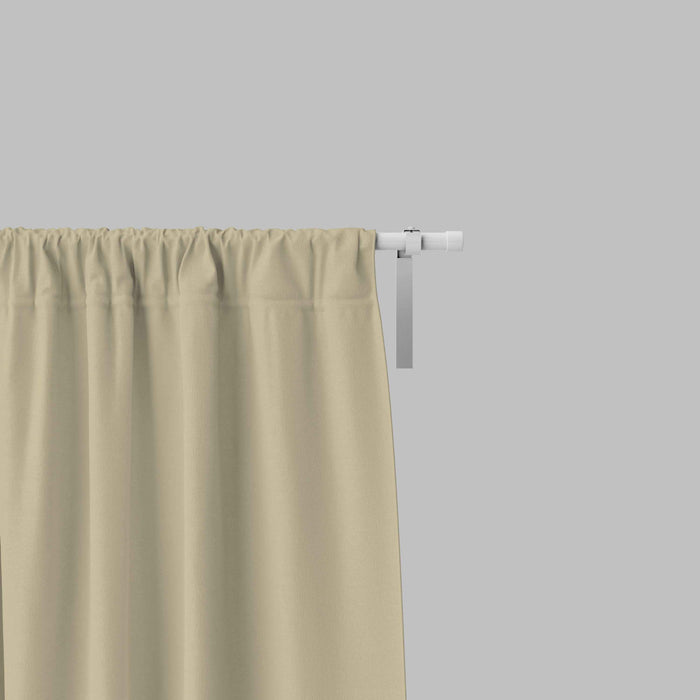 Room Darkening Thermal Insulated Rod Pocket Noise Reducing Blackout Curtain