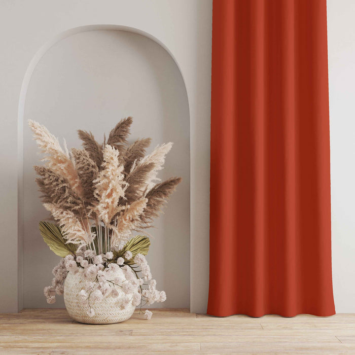 Room Darkening Thermal Insulated Rod Pocket Noise Reducing Blackout Curtain