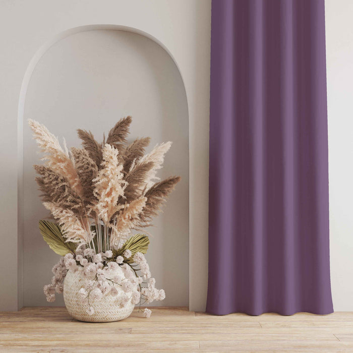Room Darkening Thermal Insulated Rod Pocket Noise Reducing Blackout Curtain