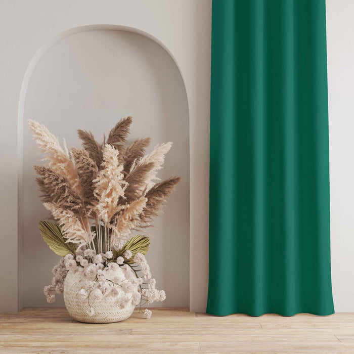 Room Darkening Thermal Insulated Rod Pocket Noise Reducing Blackout Curtain