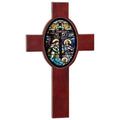 Rosewood Piano Finish Cross w/Oval Recess & Tile