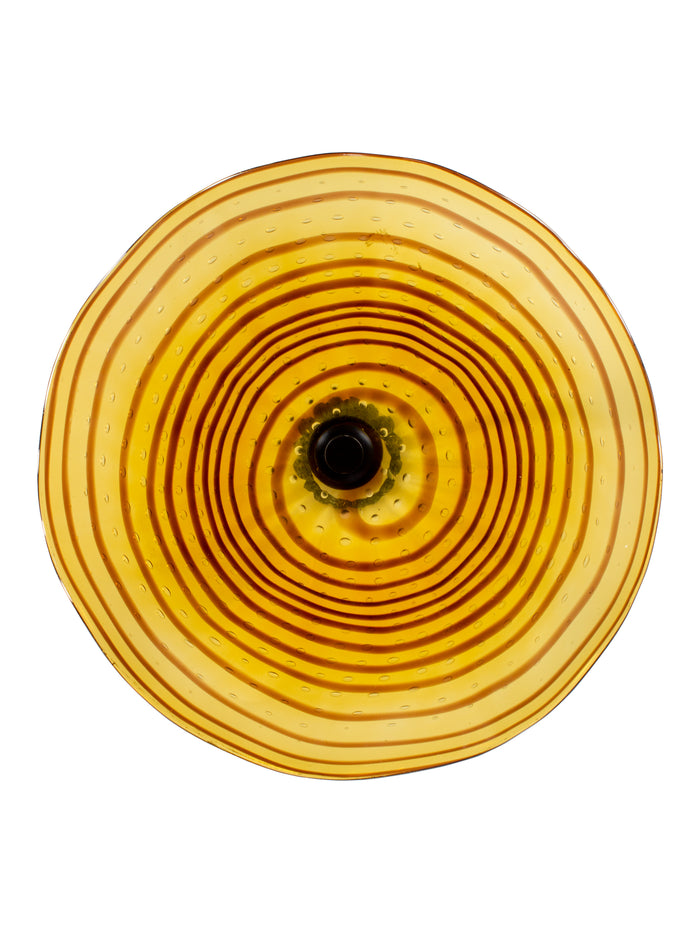 Rosslyn Hand Blown Art Glass Wall Decor - 13 Inch