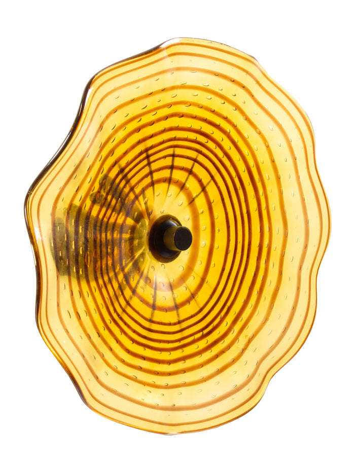 Rosslyn Hand Blown Art Glass Wall Decor - 13 Inch
