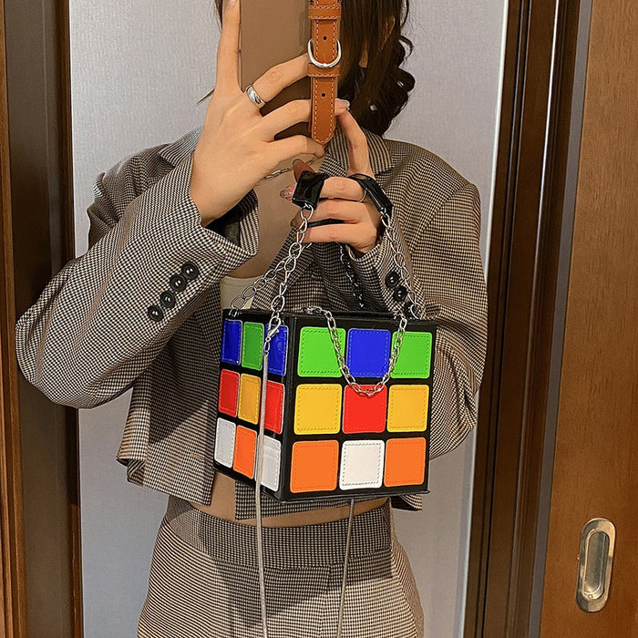 Rubik's Cube  Purse Bag
