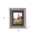 Rustic Black/Grey Wood Picture Frame With Plexiglass Holder | 16"x20"