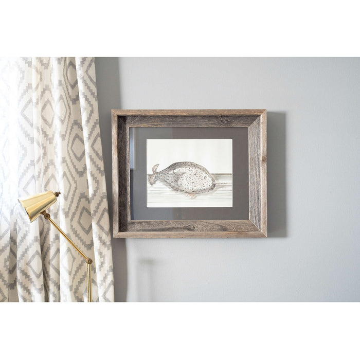 Rustic Cinder Picture Frame With Plexiglass Holder | 16"x20"