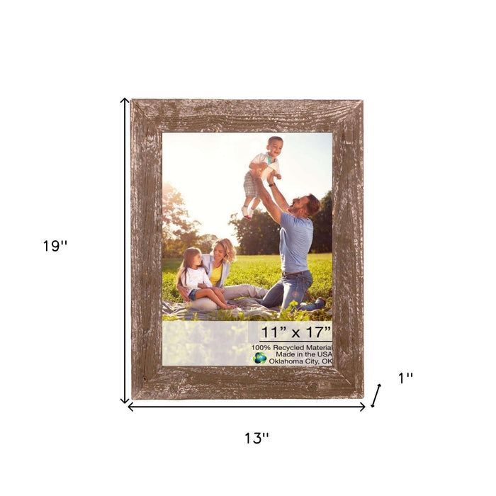 Rustic Espresso Picture Frame | 11"x17"