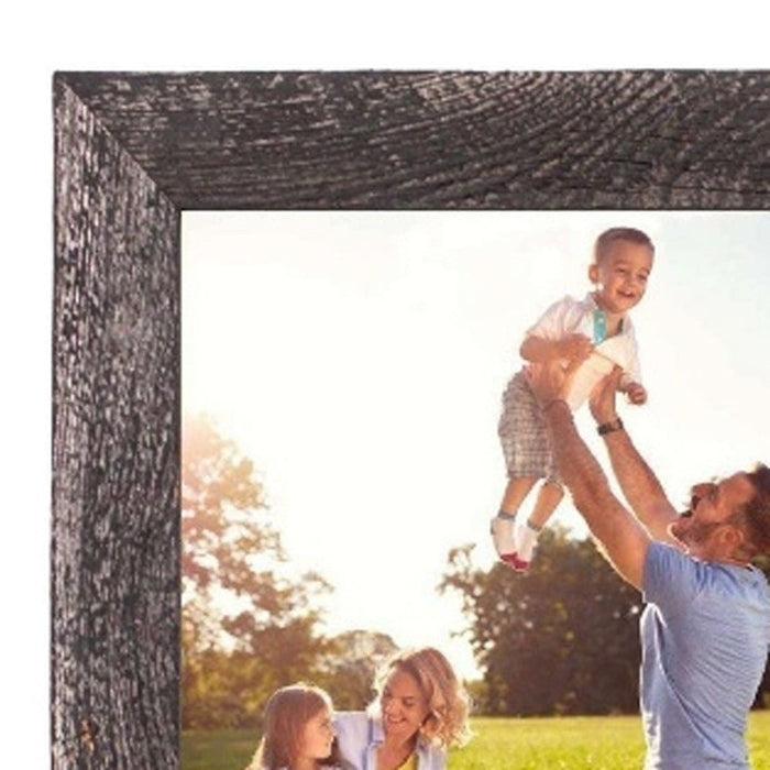 Rustic Farmhouse Black Wood Frame | 12"x24"