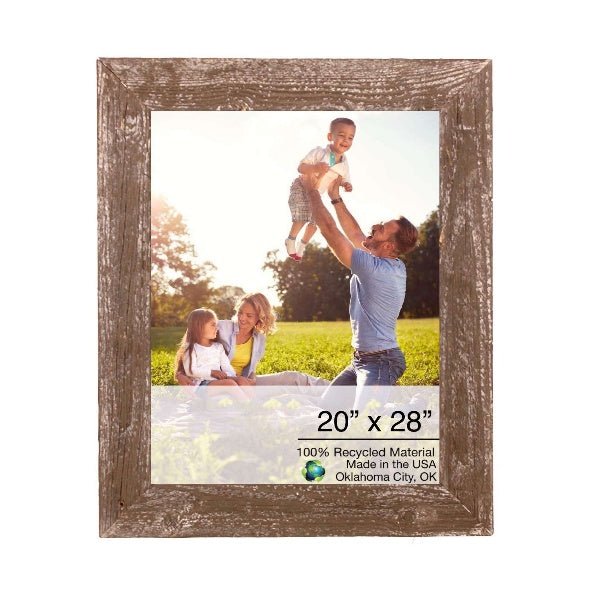 Rustic Farmhouse Espresso Wood Frame | 20"x28"