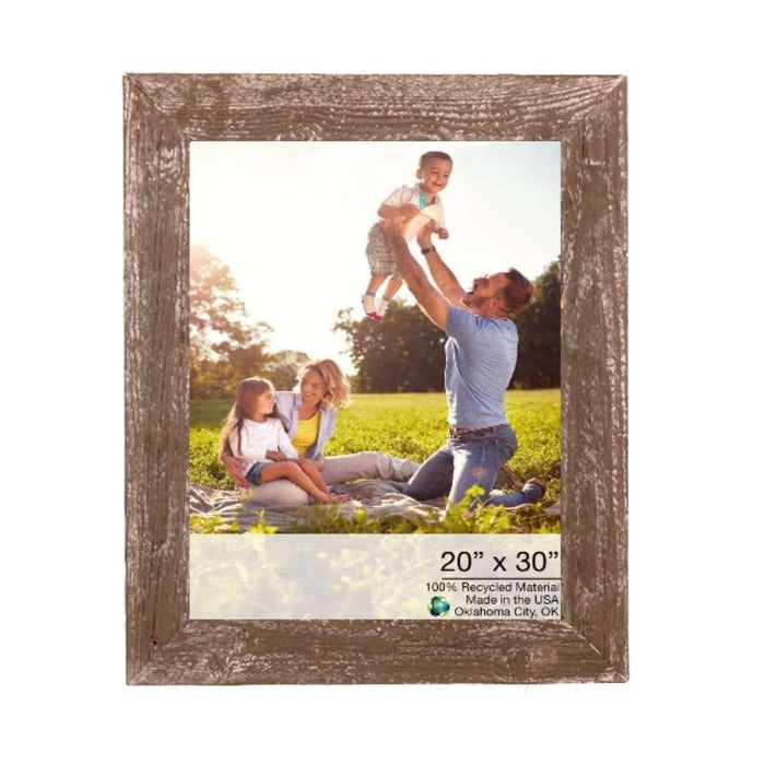 Rustic Farmhouse Espresso Wood Frame | 20"x30"
