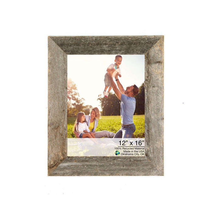 Rustic Farmhouse Gray Wood Frame | 12"x16"