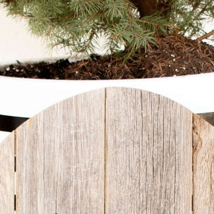 Rustic Farmhouse Gray Wood Large Egg | 18"x24"