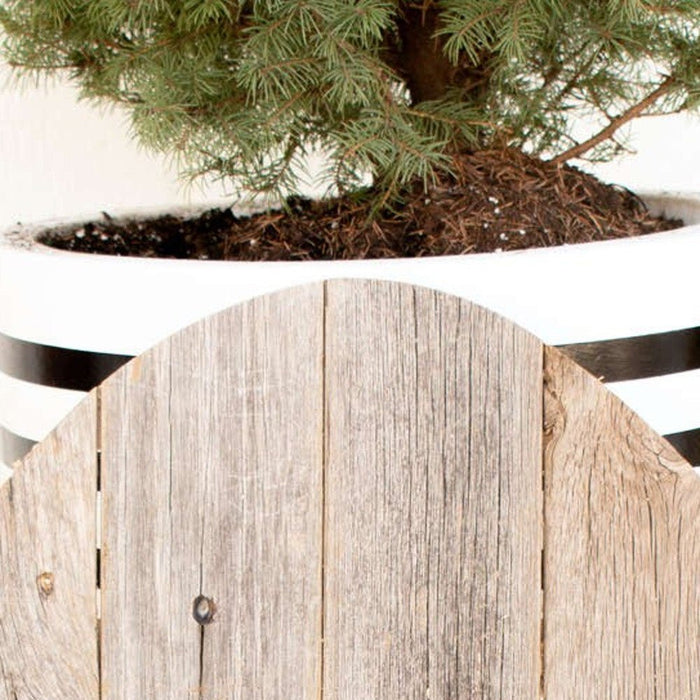 Rustic Farmhouse Gray Wood Large Egg | 18"x24"