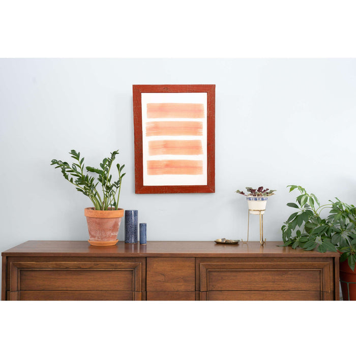 Rustic Farmhouse Red Wood Frame | 13"x19"