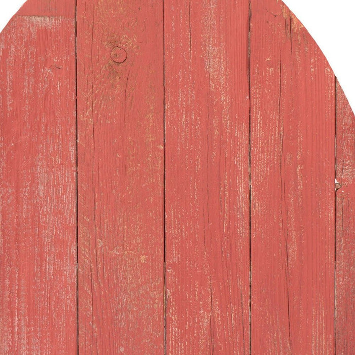 Rustic Farmhouse Red Wood Large Egg | 18"x24"
