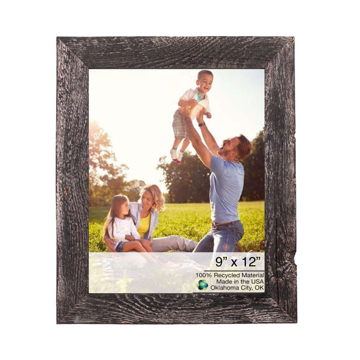 Rustic Farmhouse Rustic Black Wood Frame | 9"x12"