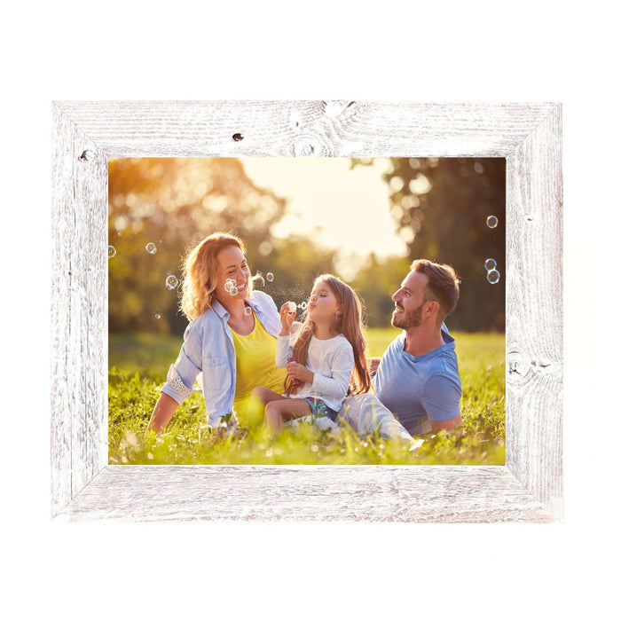 Rustic Farmhouse White-Wash Wood Frame | 20"x28"