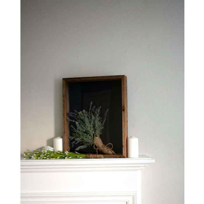 Rustic Gray Wood Shadow Box Frame | 16"x20"