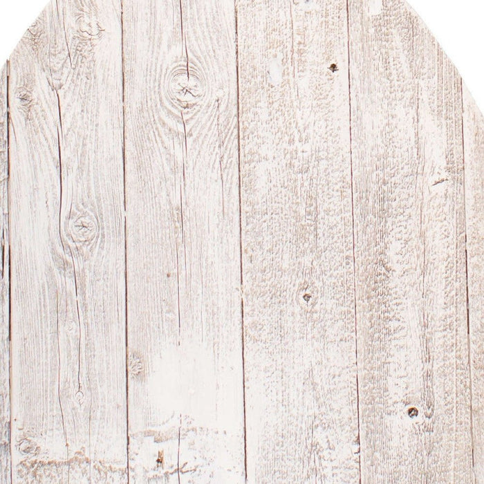 Rustic White Wash Wood Large Egg | 18"x24"