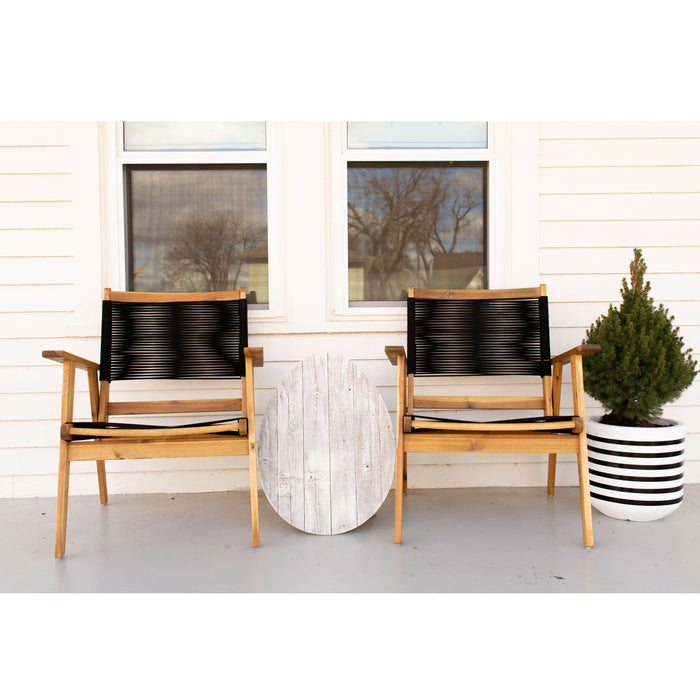 Rustic White Wash Wood Large Egg | 18"x24"