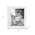 Rustic White-Washed Grey Wood Picture Frame | 6"x6"