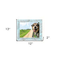 Rustic White-Washed Wood Picture Frame With Plexiglass Holder | 10"x10"
