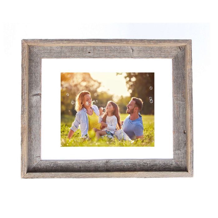 Rustic White Wood Picture Frame | 16"x20"