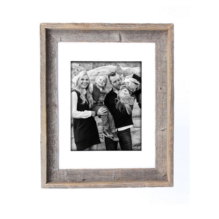 Rustic White Wood Picture Frame | 16"x20"