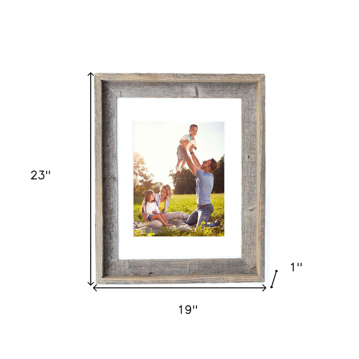 Rustic White Wood Picture Frame | 16"x20"