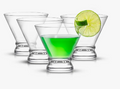 S/4 Afina Ribbon Martini Glasses