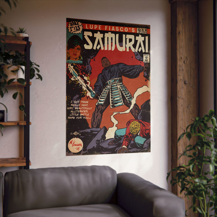Samurai - Matte Vertical Poster