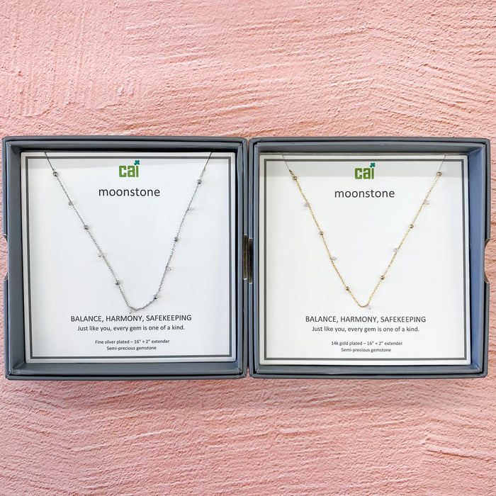Satellite Gemstone Necklace - Lyla's: Clothing & Gifts - Online and Rockwall Texas Boutique