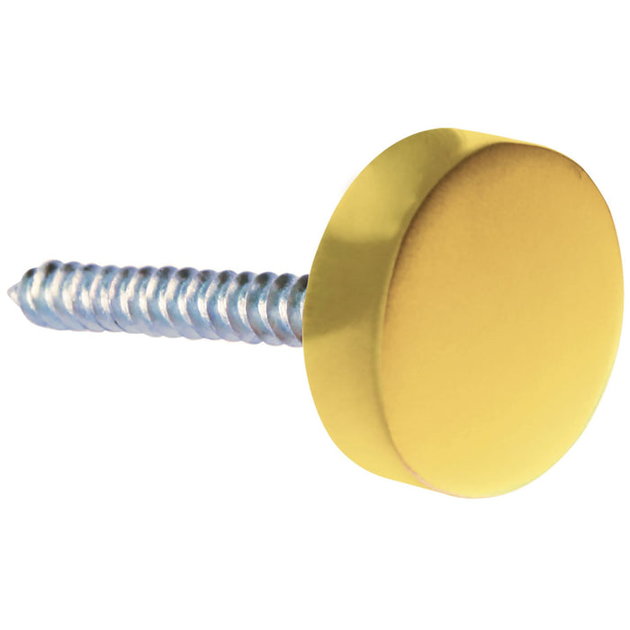 Satin Gold / .75" diameter, .234" cap height