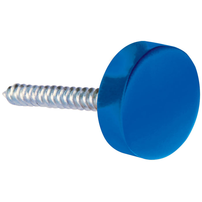 Blue / .98" diameter, .234" cap height