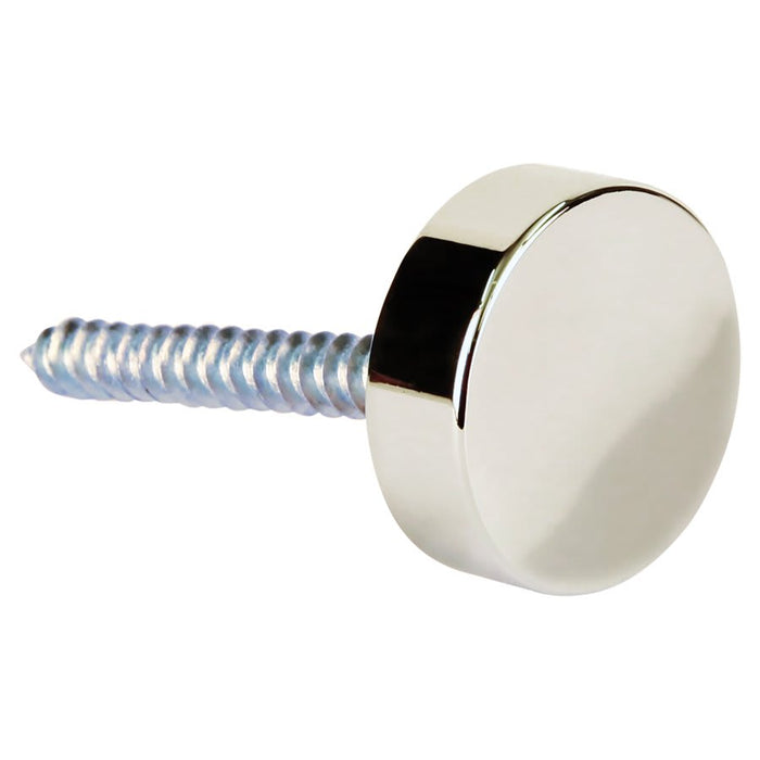 Polished Chrome / .98" diameter, .234" cap height