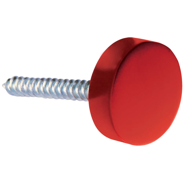 Red / .98" diameter, .234" cap height