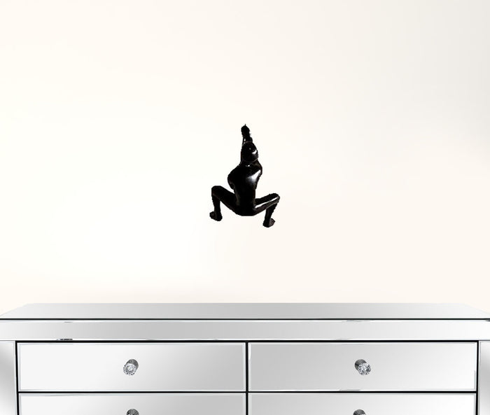 Set Of 3 Black Climbing Man Wall Decor | 3.5"x5.5"
