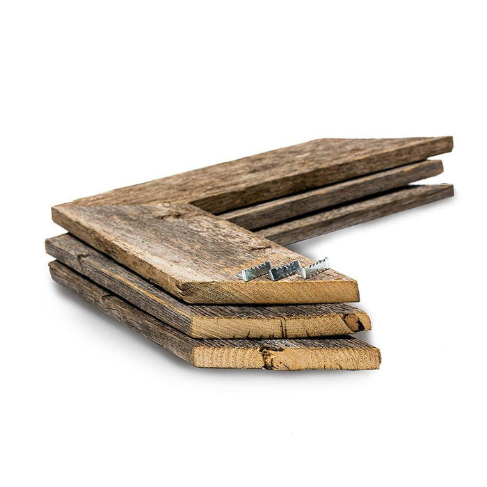 Set Of Three White Wash Reclaimed Wood Chevron Arrows | 3"x10"