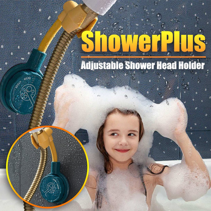 ShowerPlus Adjustable Shower Head Holder