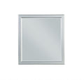 Simple Platinum Wooden Wall Mirror | 36"x38"