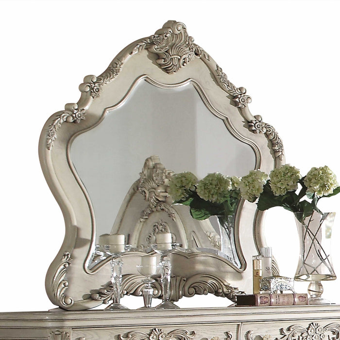 Simple Platinum Wooden Wall Mirror | 36"x38"